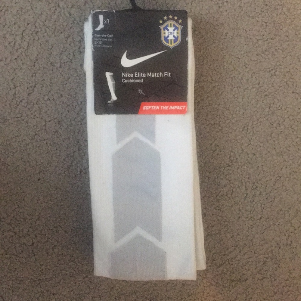 Men’s Nike Elite Match Fit Soccer Socks Brazilian